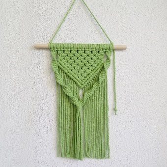 Ricas Prendas Painel de Macramé