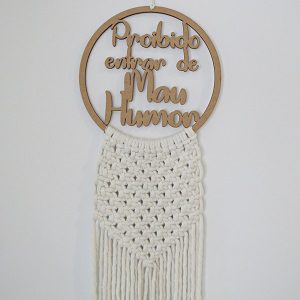 Ricas Prendas Painel Macramé