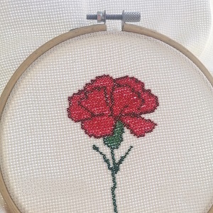 Esquema ponto cruz “Cravo” – Gratuito!